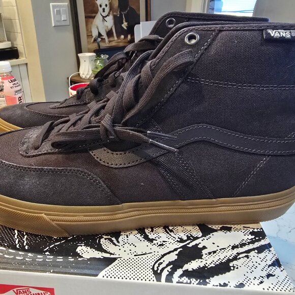 VANS Skate Gilbert Crockett High Brown/Gum VN0A2Z3MB7G Shoes Mens 13 NEW - Picture 6 of 14